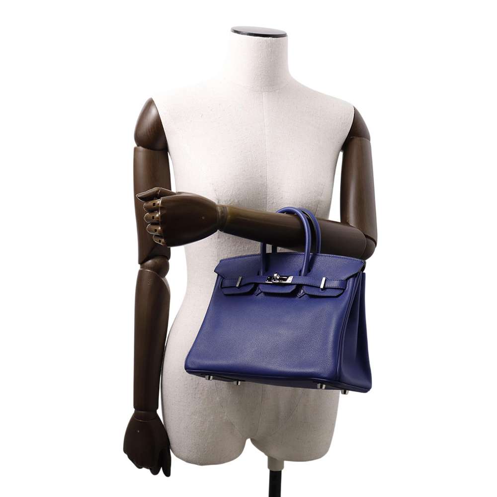HERMES Birkin Verso Blue Encre/Colvert Taurillon Nobillo Size 25