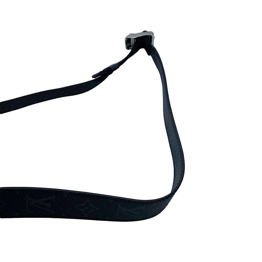 LOUIS VUITTON outdoor sling bag NoirM30741 Monogram Eclipse Taigarama