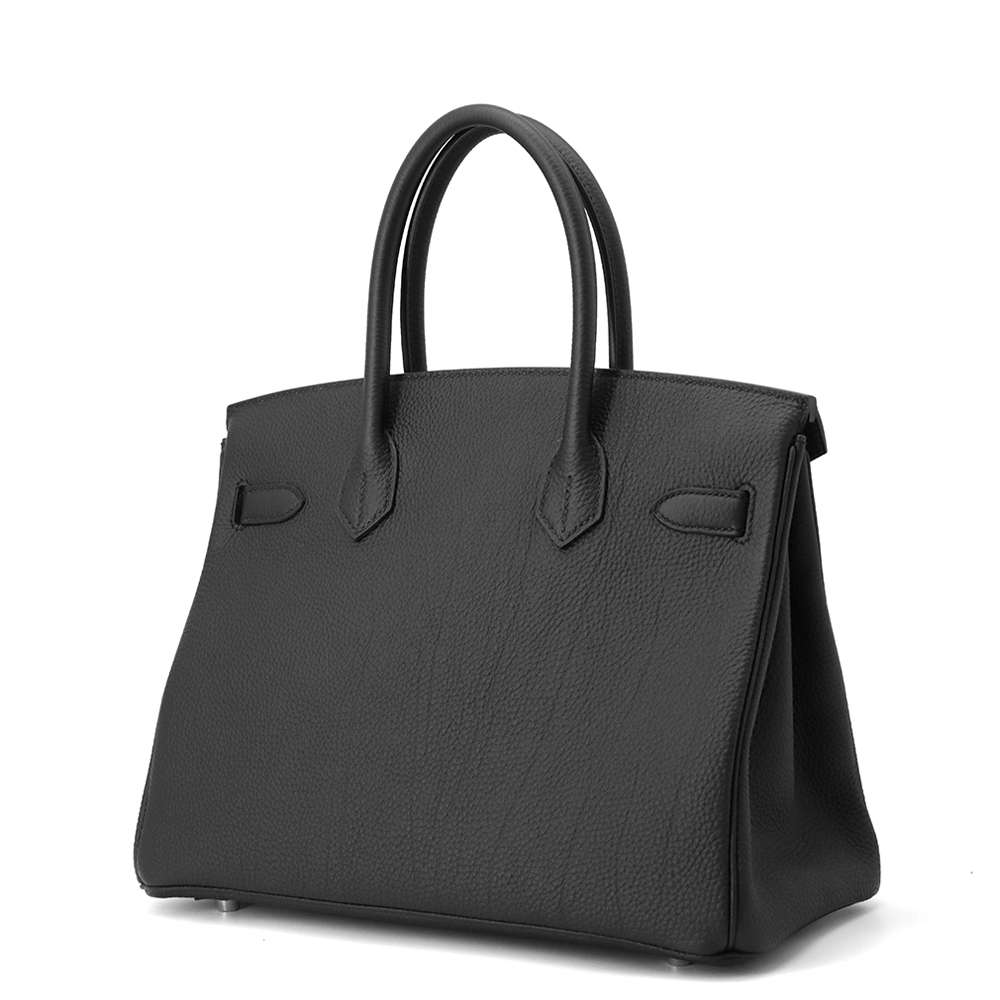 HERMES Birkin Black Togo Leather Size 30