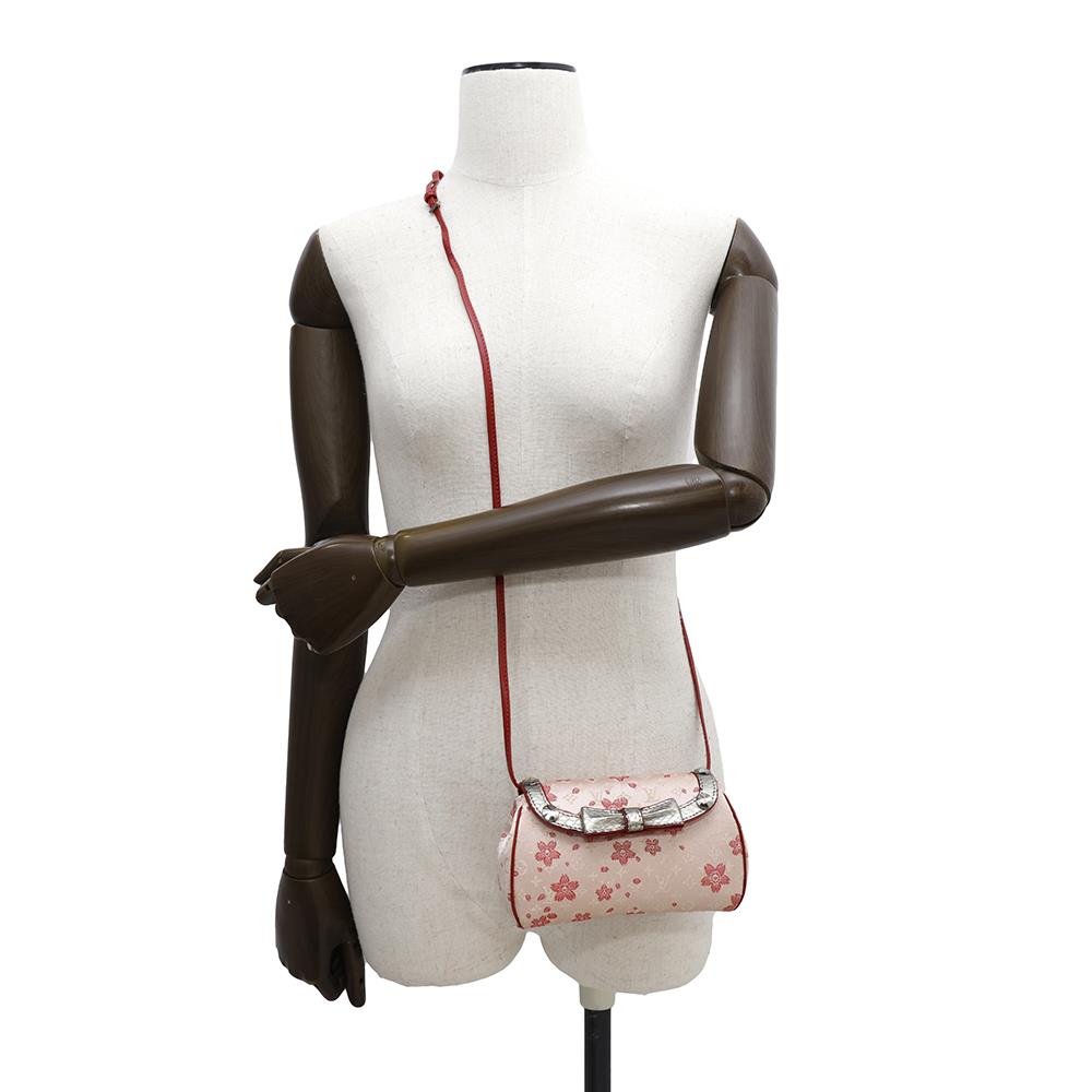 LOUIS VUITTON Griotte Cherry Blossom PinkM92588 Monogram Satin