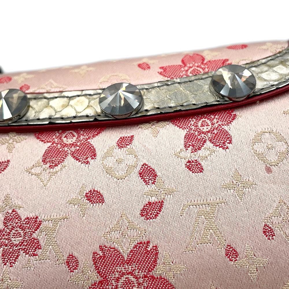 LOUIS VUITTON Griotte Cherry Blossom PinkM92588 Monogram Satin