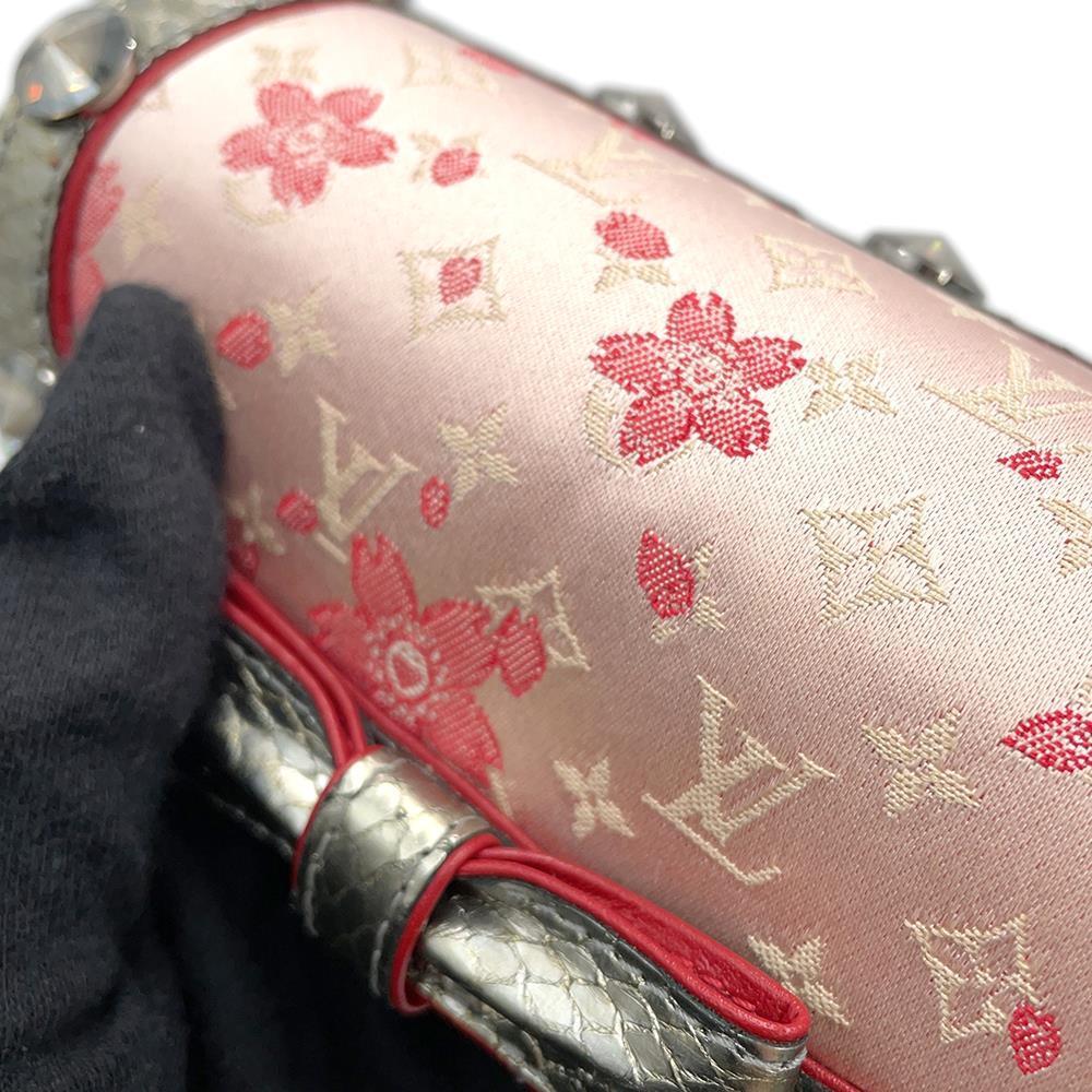 LOUIS VUITTON Griotte Cherry Blossom PinkM92588 Monogram Satin