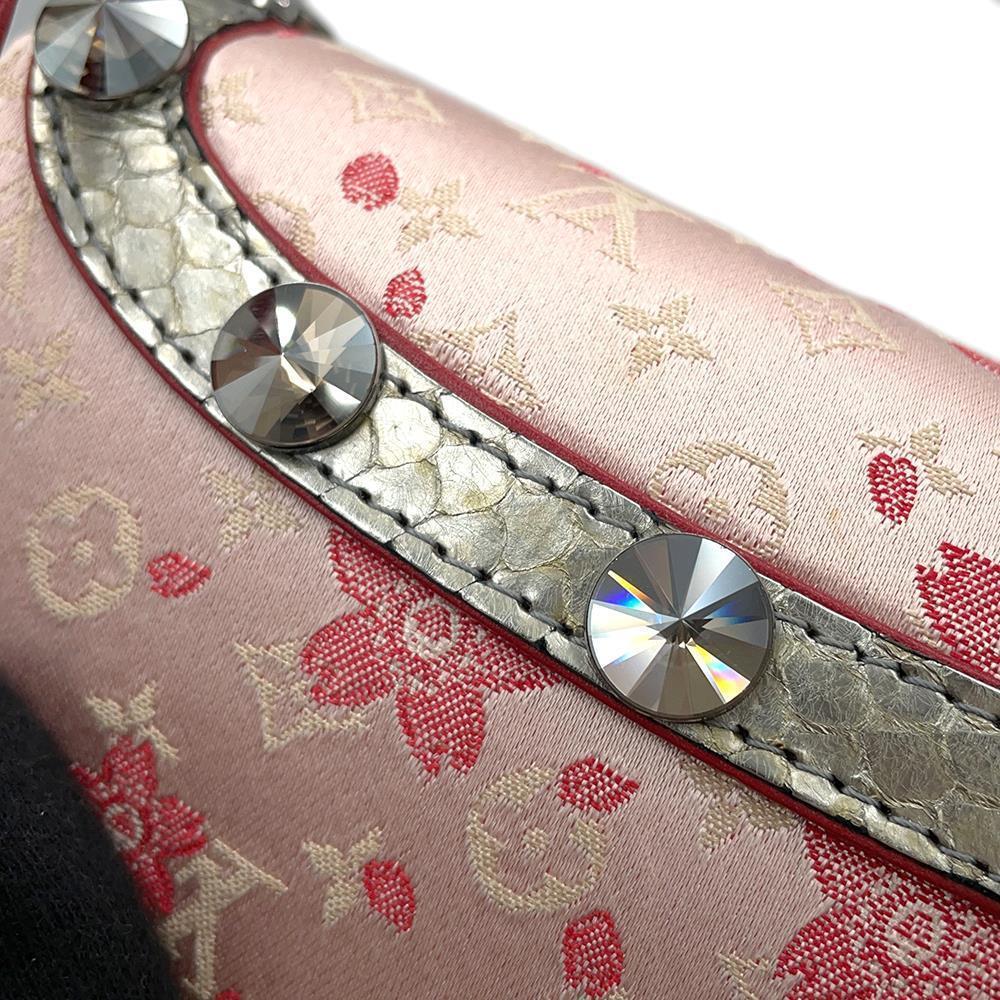 LOUIS VUITTON Griotte Cherry Blossom PinkM92588 Monogram Satin