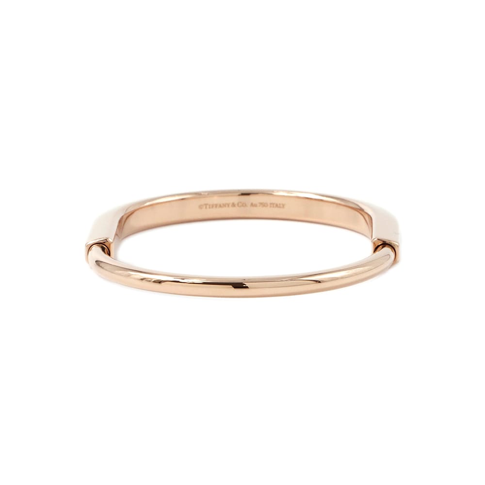TIFFANY&Co. Padlock Bangle Size Large70185520 18K Pink Gold