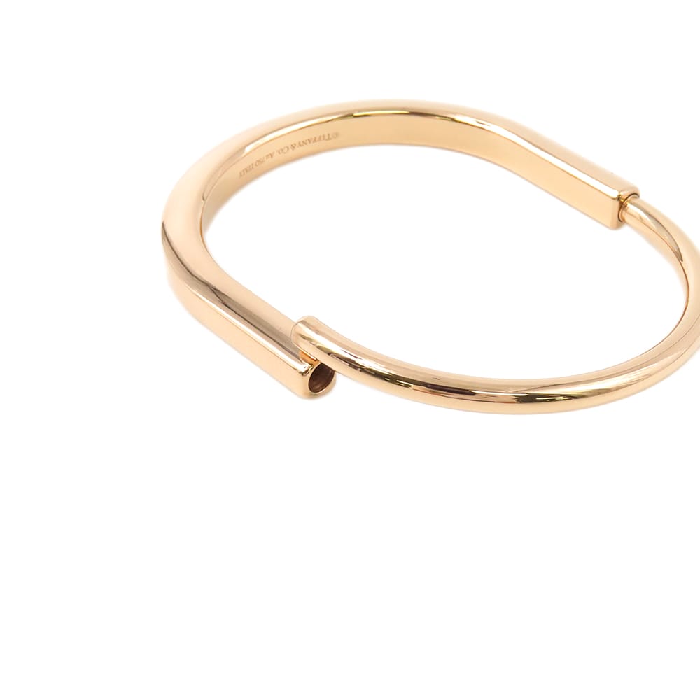 TIFFANY&Co. Padlock Bangle Size Large70185520 18K Pink Gold