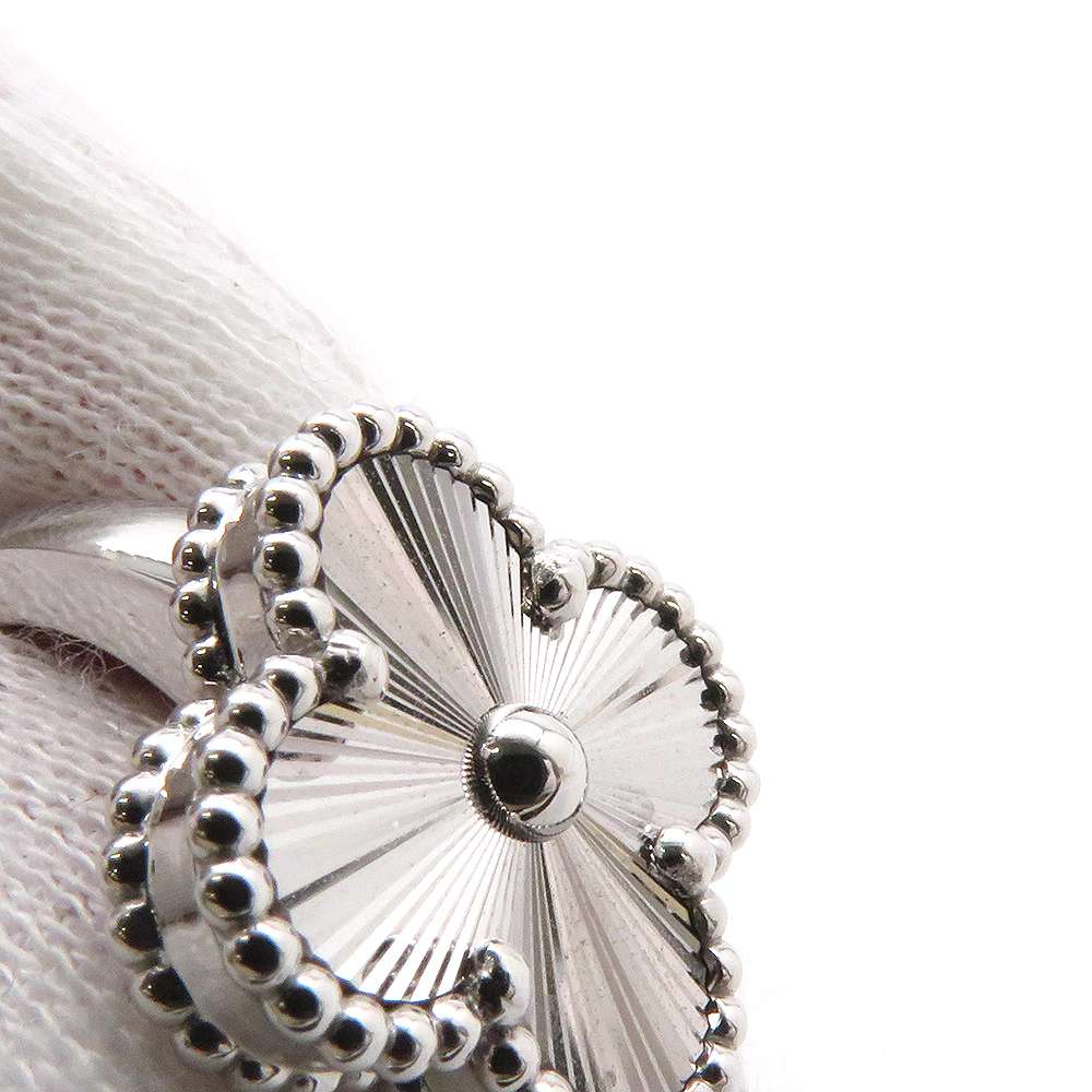 Van Cleef & Arpels Vintage Alhambra Ring Size 47/#7 SilverVCARP9XI47 18K White Gold