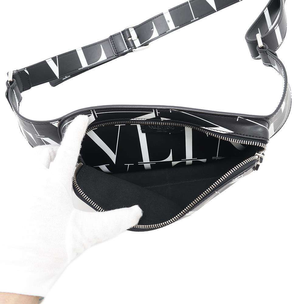 Valentino Garavani VLTN logo Times belt bag BlackVY2B0719GTC Leather