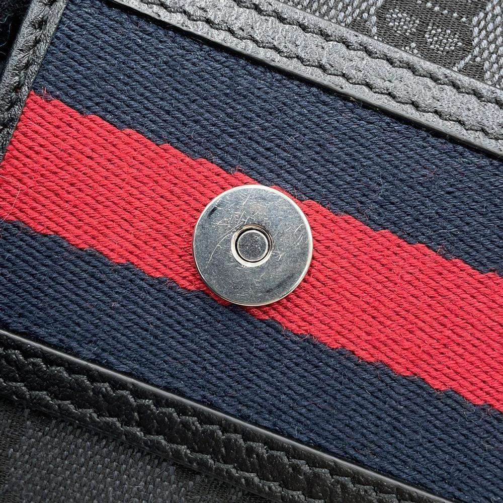 BALENCIAGA Gucci collaboration The Hacker Project phone pouch Black680130 Canvas Leather