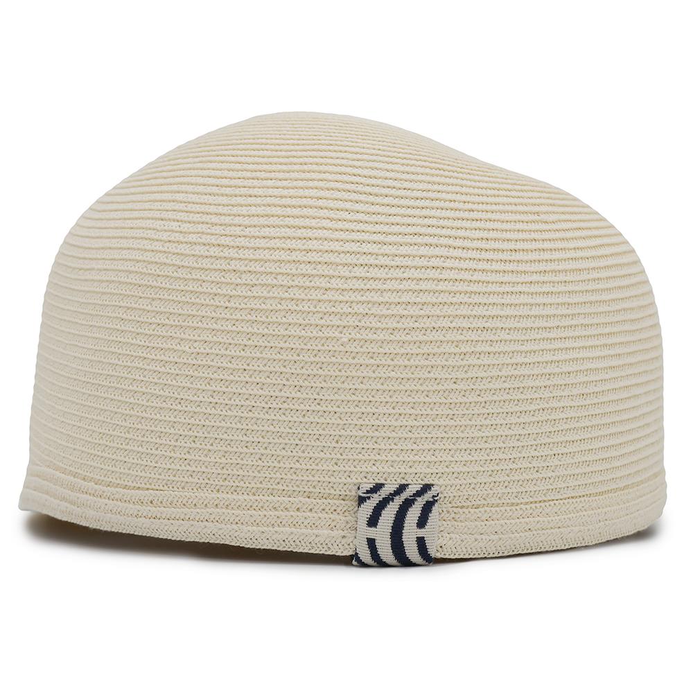 HERMES Emma Cap Size 57 Ivory Paper 81% Polyester 19%