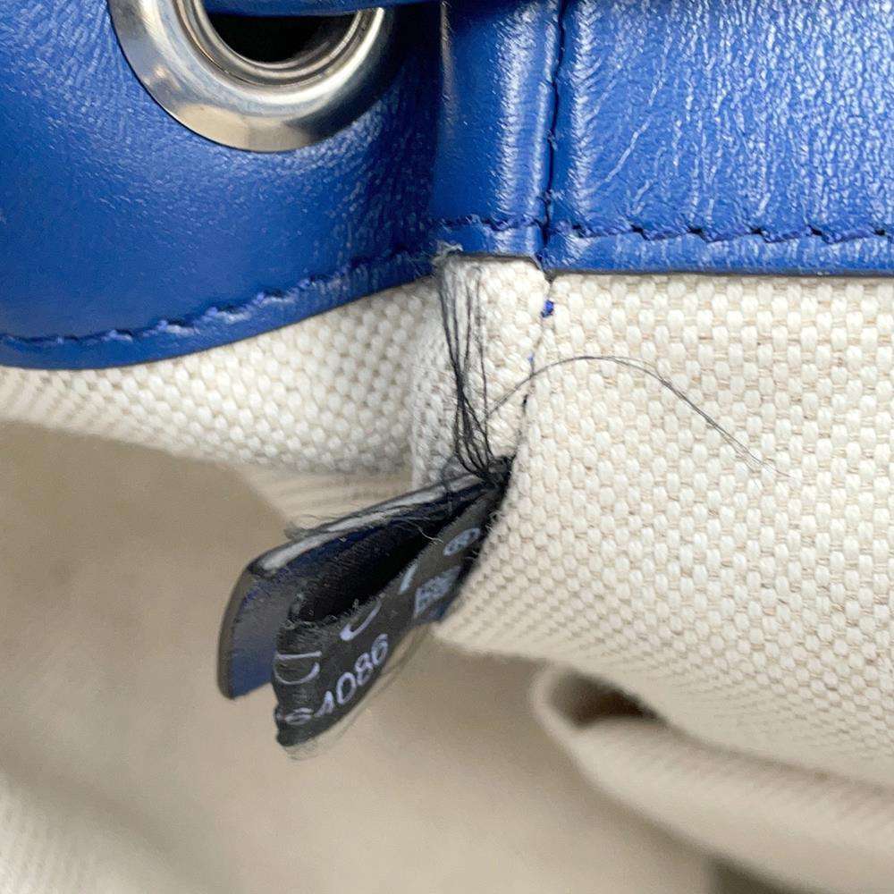 GUCCI GG Embossed Backpack Blue625770 Leather