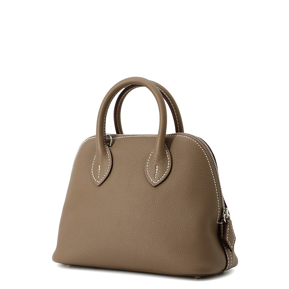 HERMES Bolide 1923 Etoupe Evercolor Size Mini