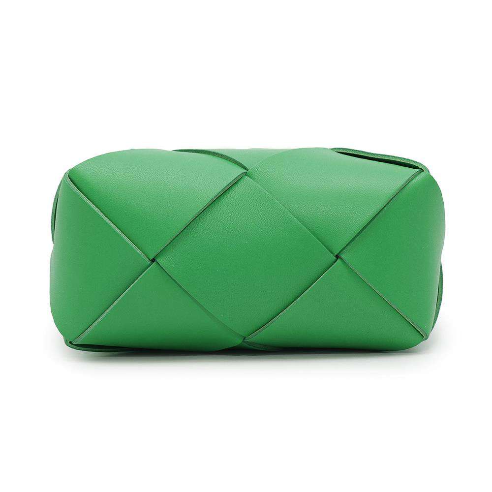 Bottega Veneta Mini Cassette Camera Bag Shoulder Bag Parakeet701915 Lambskin