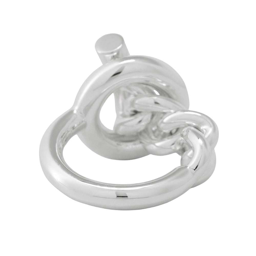 HERMES Ring Croisette Size GM/53/#13 SV925