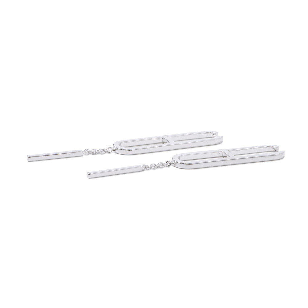 HERMES Ever Chaine d'Ancre Earrings SV925