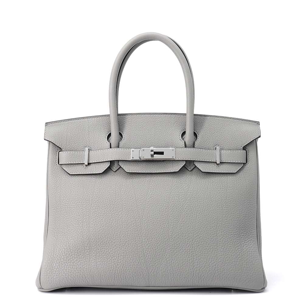 HERMES Birkin Gris Mouette Togo Leather Size 30