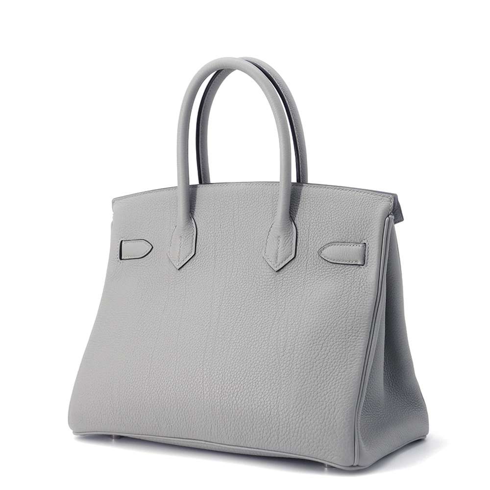 HERMES Birkin Gris Mouette Togo Leather Size 30