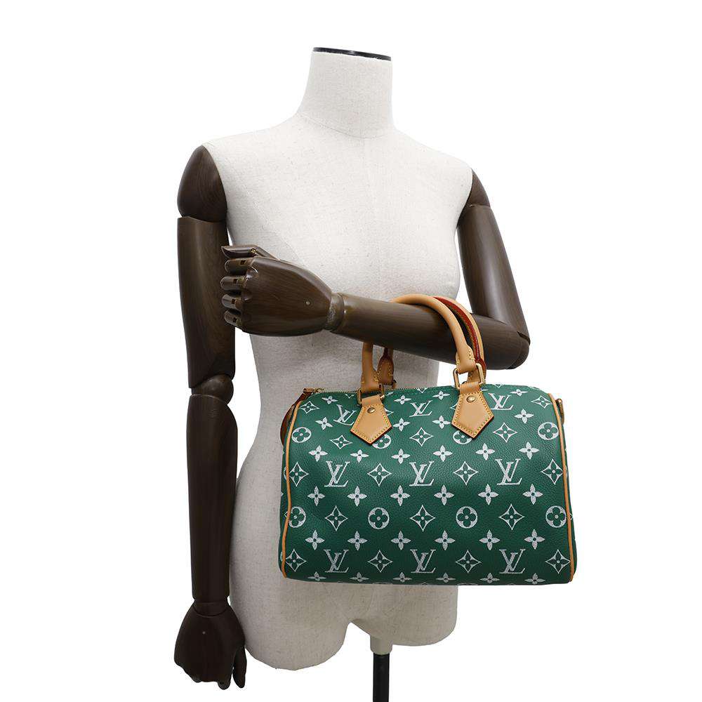 LOUIS VUITTON Speedy P9 Bandouliere VertM24423 Calf Leather Size 25