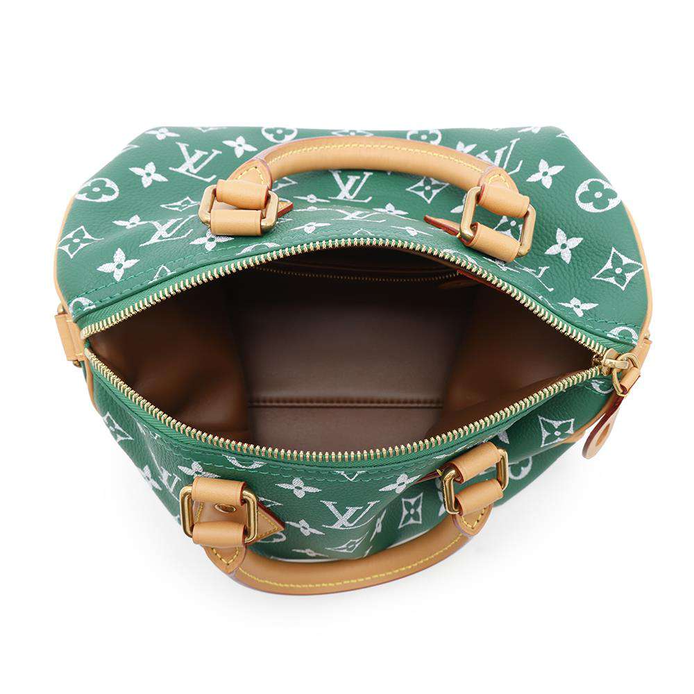 LOUIS VUITTON Speedy P9 Bandouliere VertM24423 Calf Leather Size 25