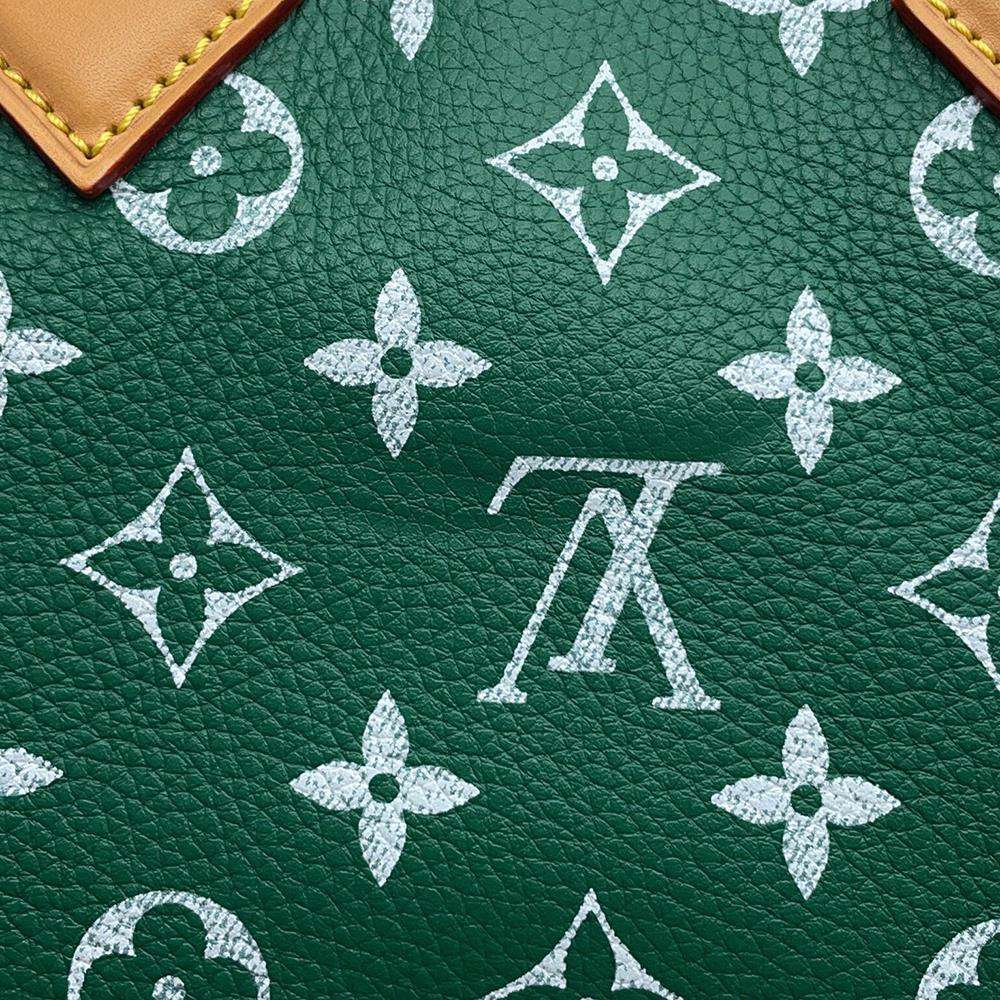 LOUIS VUITTON Speedy P9 Bandouliere VertM24423 Calf Leather Size 25