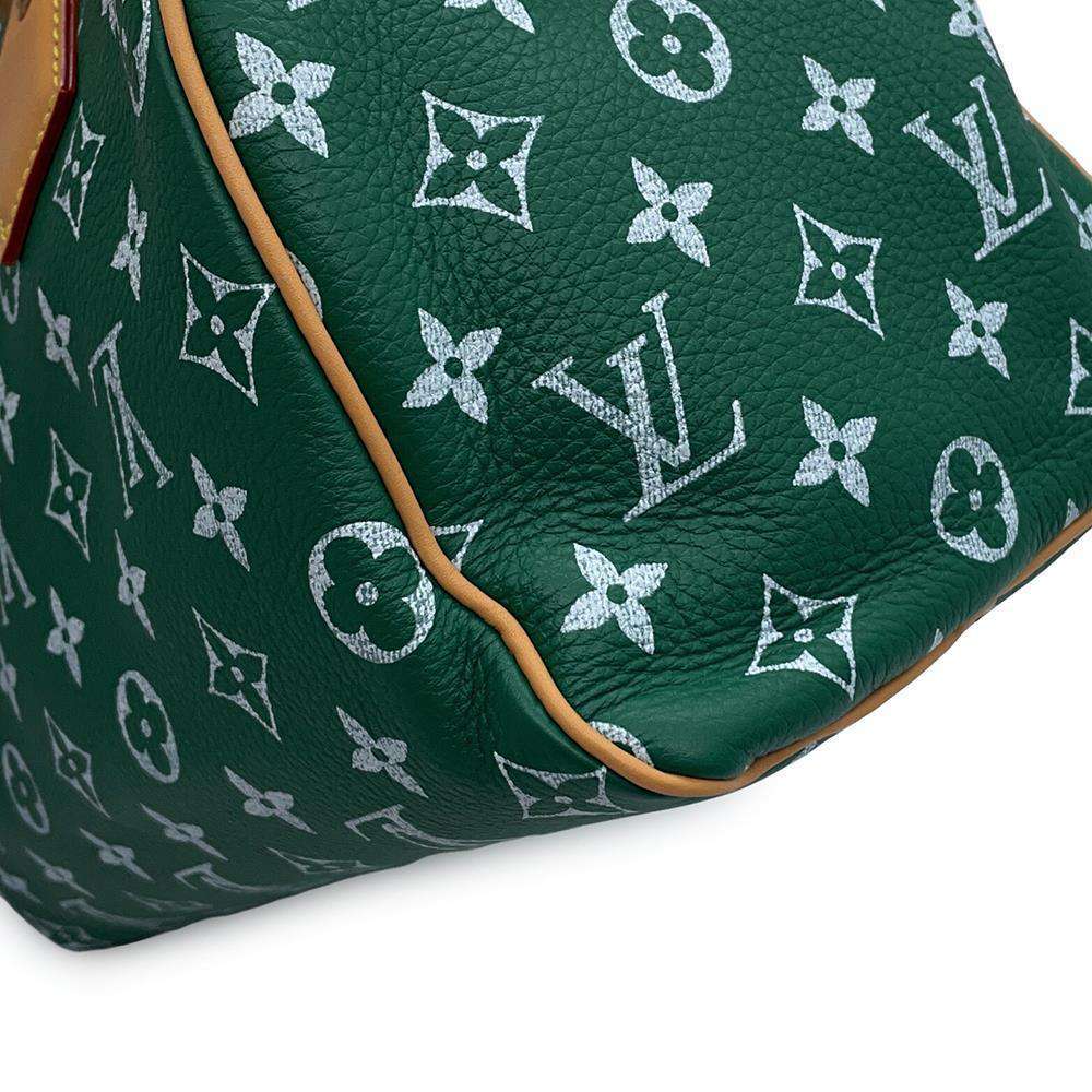 LOUIS VUITTON Speedy P9 Bandouliere VertM24423 Calf Leather Size 25