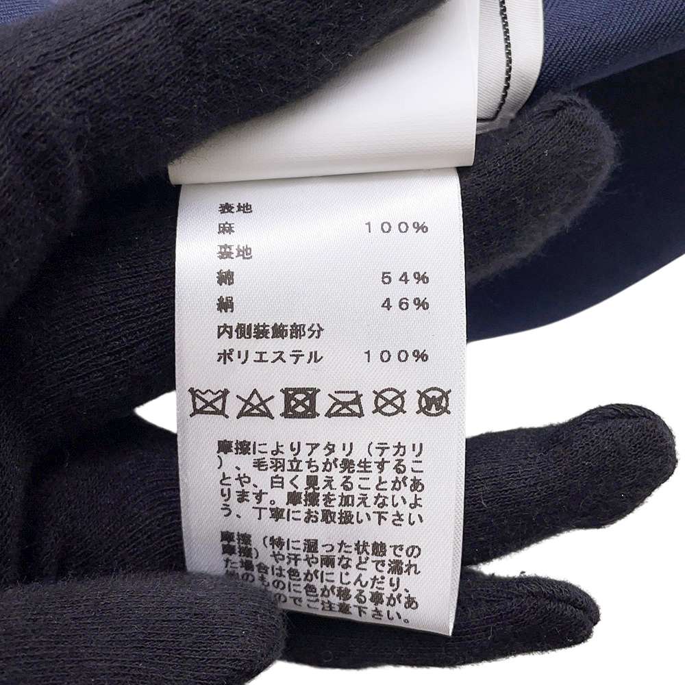 HERMES Gabriel Beret Size 58 Blue Indigo Denim