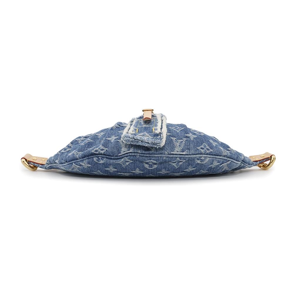 LOUIS VUITTON high rise Blue DenimM46837 Monogram Denim