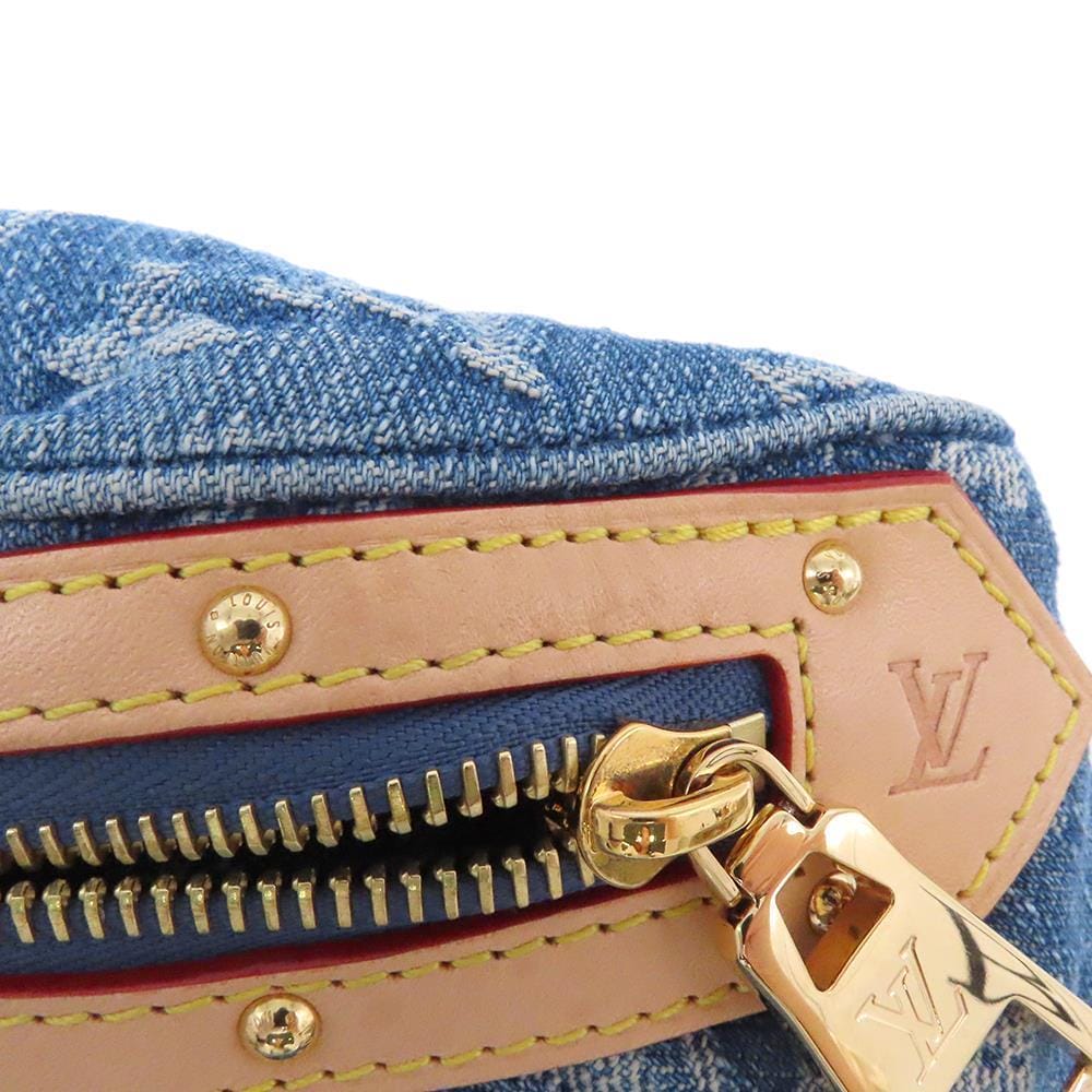 LOUIS VUITTON high rise Blue DenimM46837 Monogram Denim