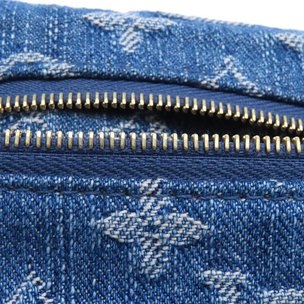LOUIS VUITTON high rise Blue DenimM46837 Monogram Denim