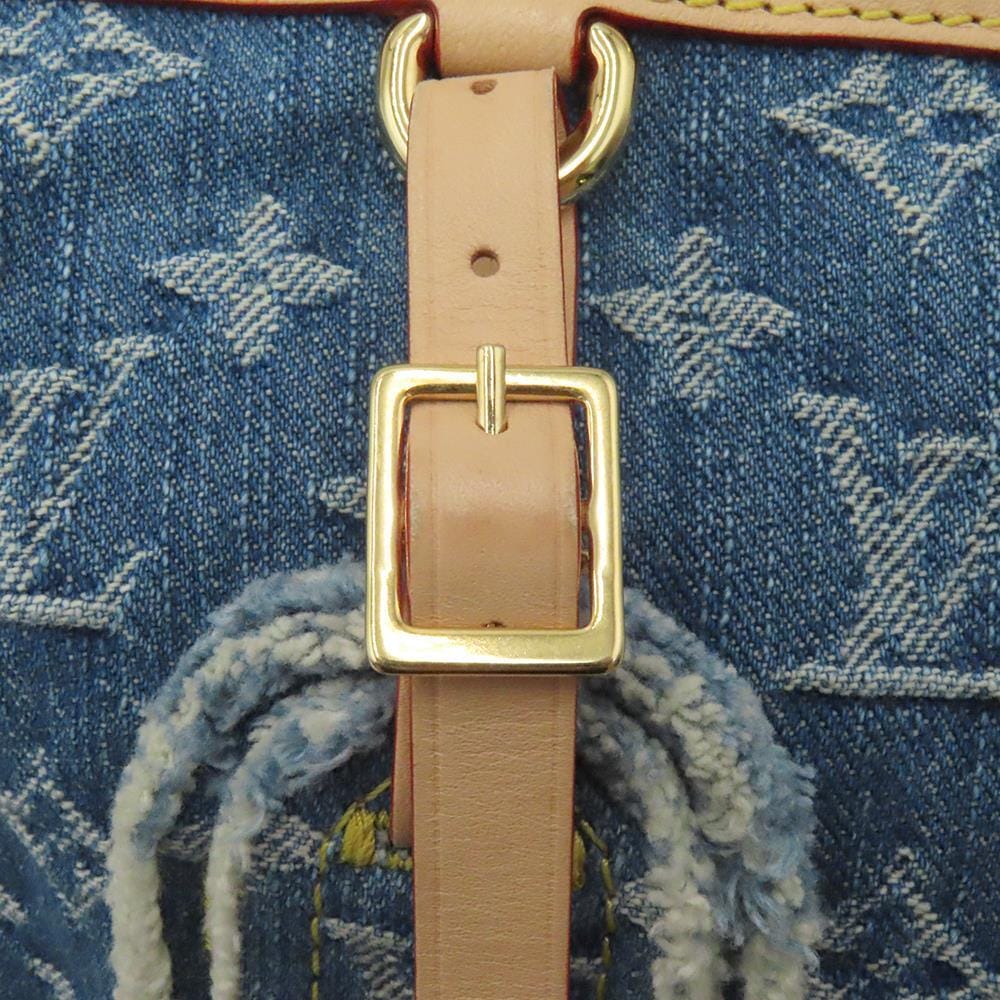 LOUIS VUITTON high rise Blue DenimM46837 Monogram Denim