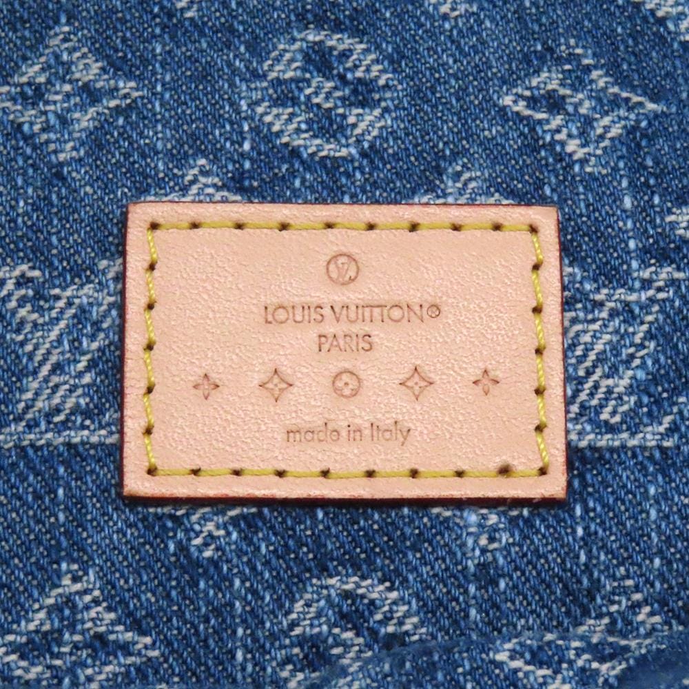 LOUIS VUITTON high rise Blue DenimM46837 Monogram Denim