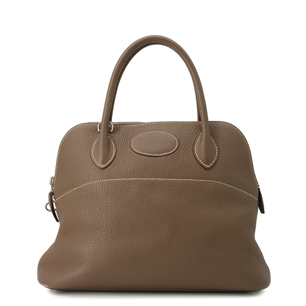 HERMES Bolide 31 Etoupe Taurillon Clemence Size 31