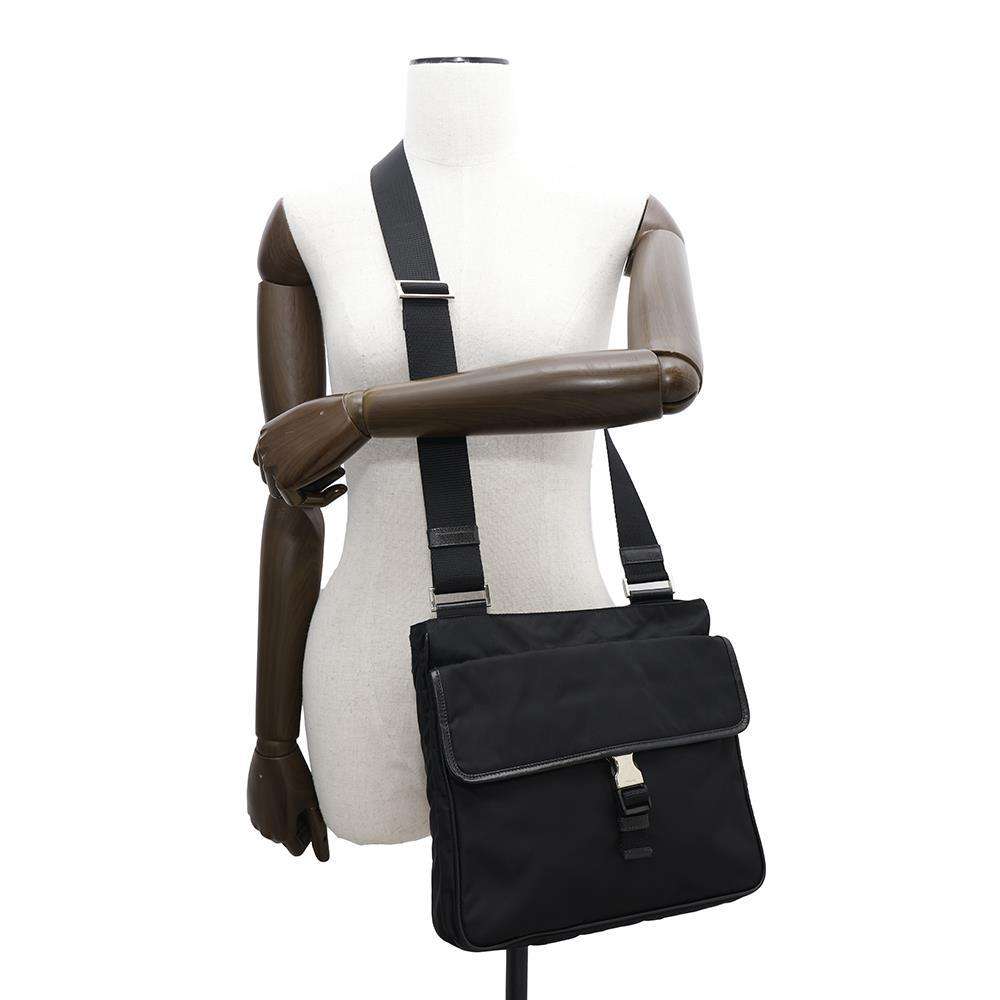 PRADA Messenger bag BlackVA0269 Nylon