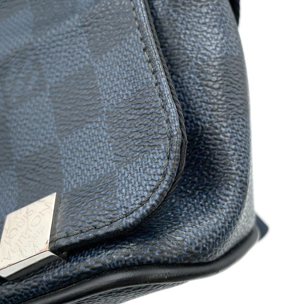 LOUIS VUITTON District NM Navy/NoirN50005 Damier Cobalt Canvas Size PM