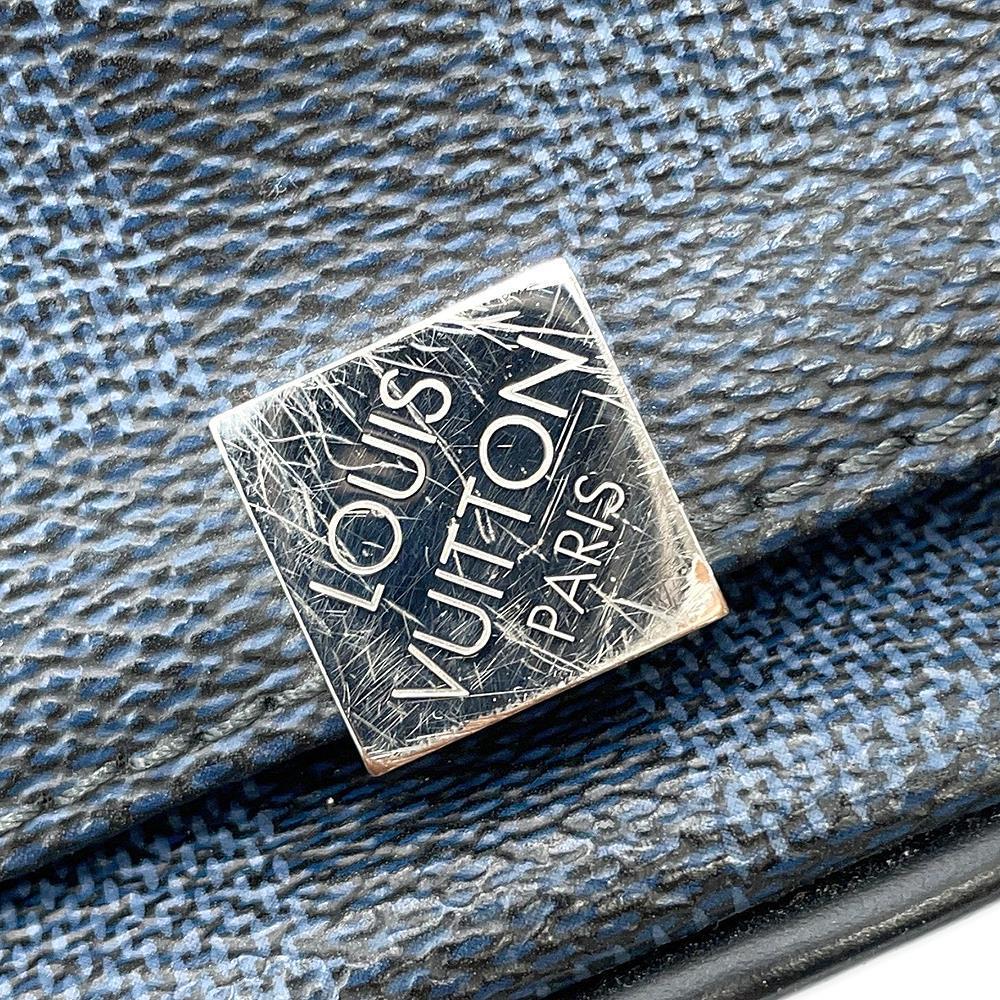LOUIS VUITTON District NM Navy/NoirN50005 Damier Cobalt Canvas Size PM