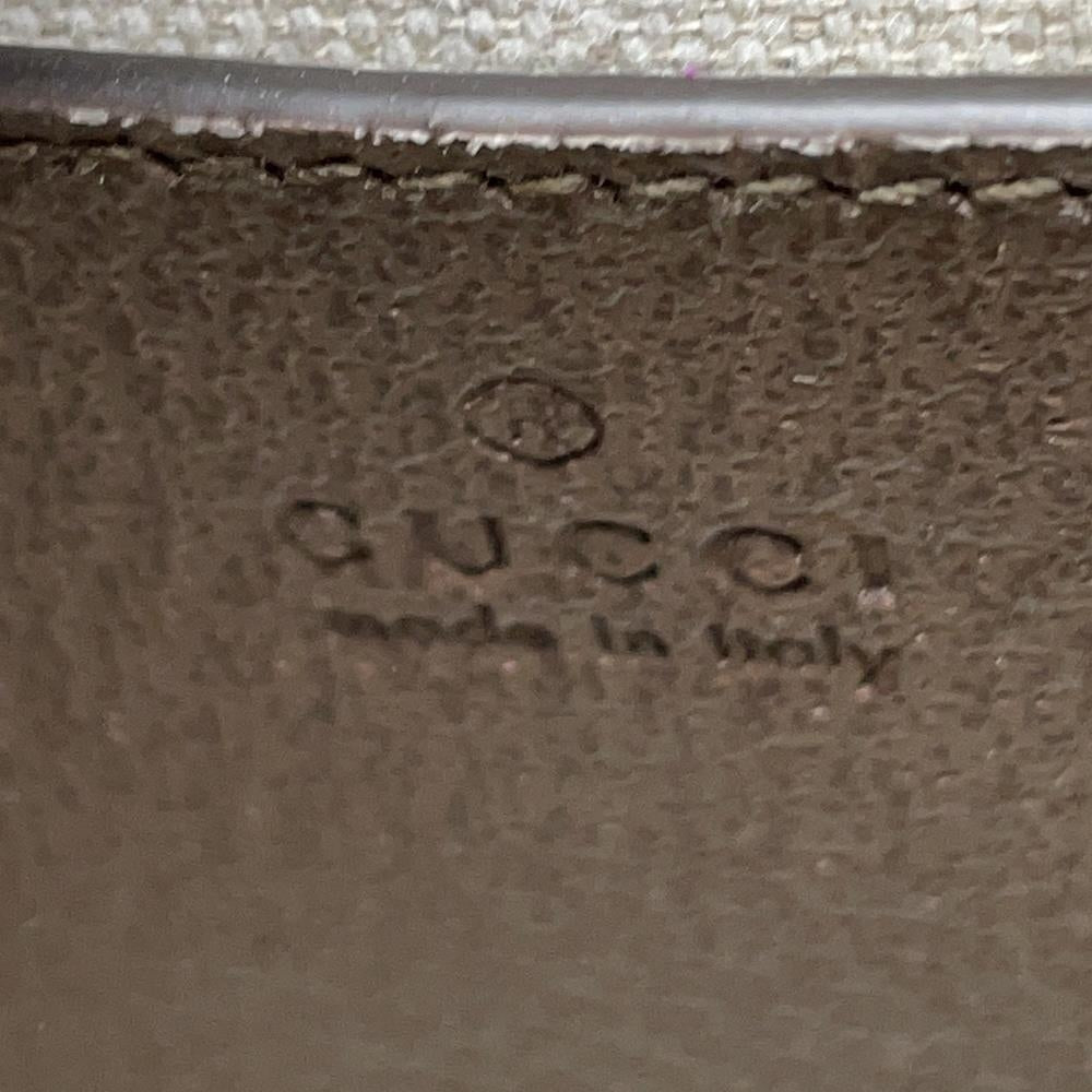 GUCCI Jumbo GG 2WAY Shoulder Beige/Brown699406 GG Canvas Leather Size Mini