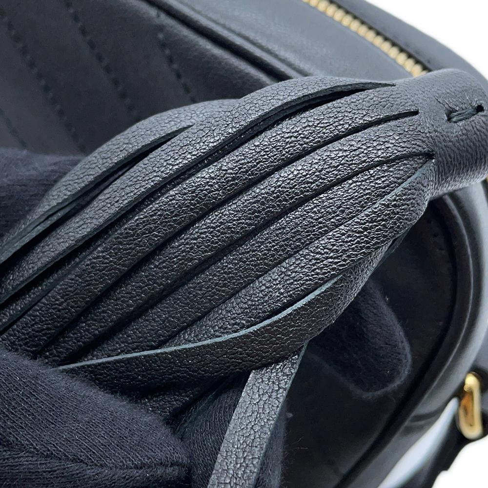 GUCCI Blondie Shoulder Bag Black742360 Leather Size Small