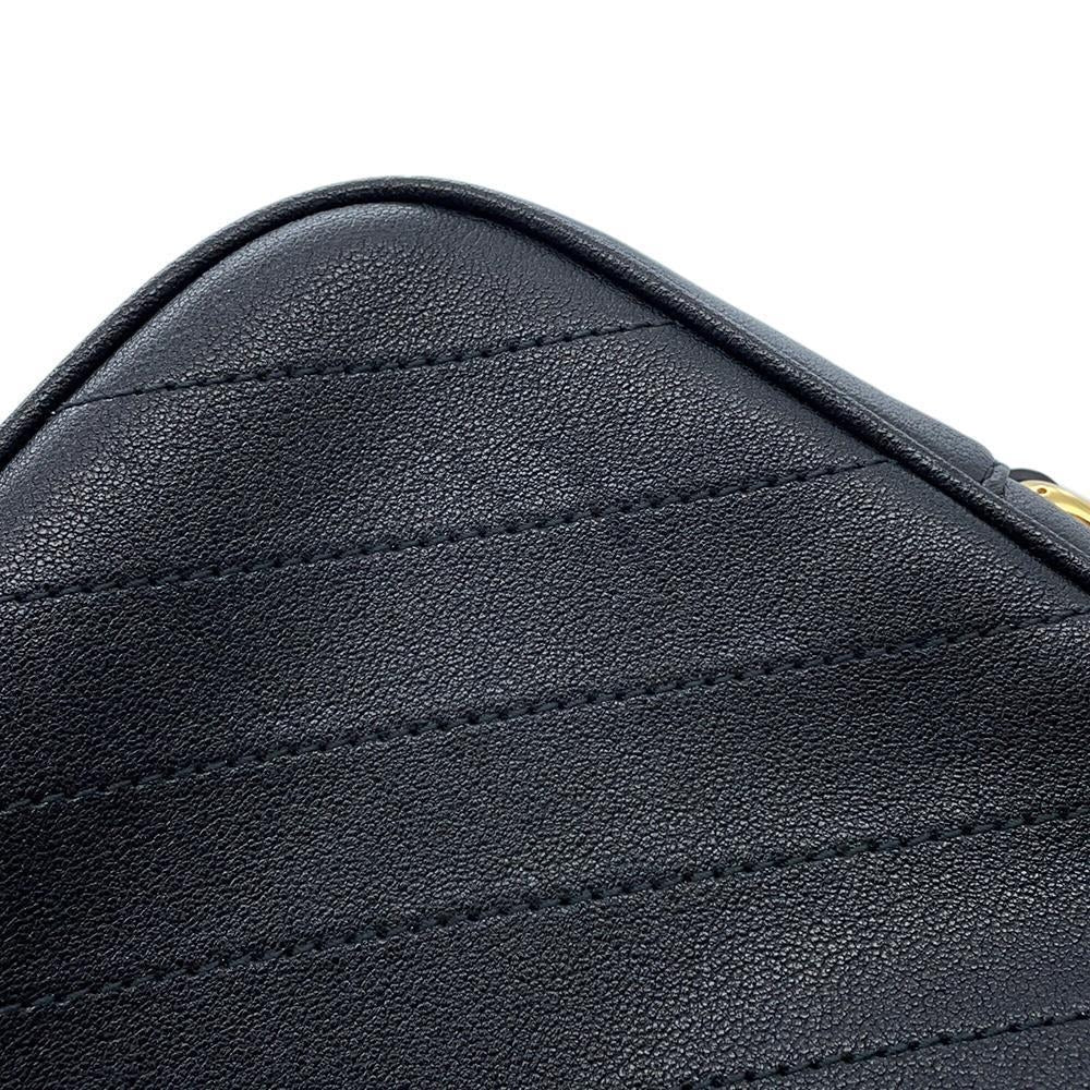 GUCCI Blondie Shoulder Bag Black742360 Leather Size Small