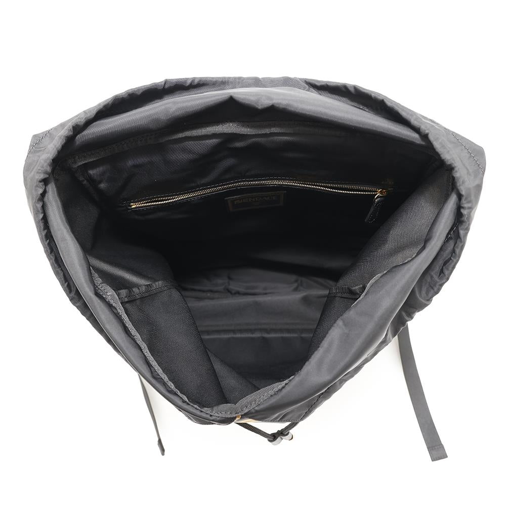 FENDI Fendace Backpack Black/Yellow7VZ066 Nylon