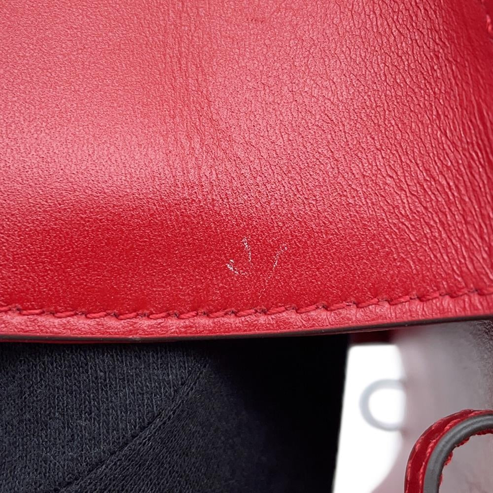GUCCI Zumi ChainShoulder Red572375 Leather
