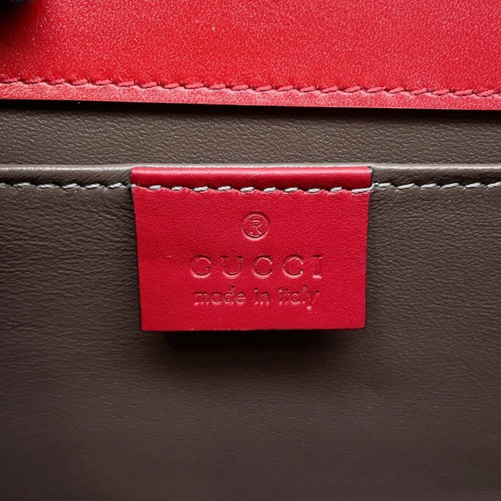 GUCCI Zumi ChainShoulder Red572375 Leather