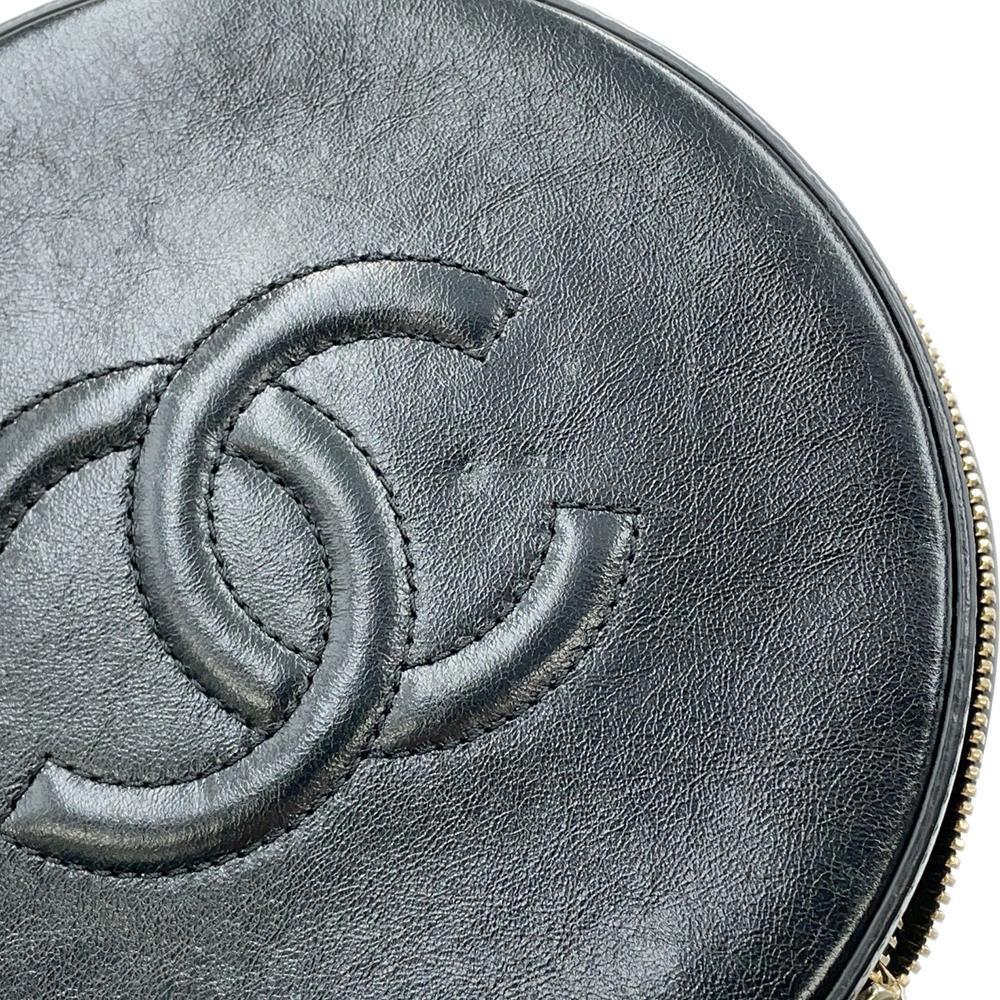 CHANEL CC Logo 2WAYShoulder BlackA91946 Leather