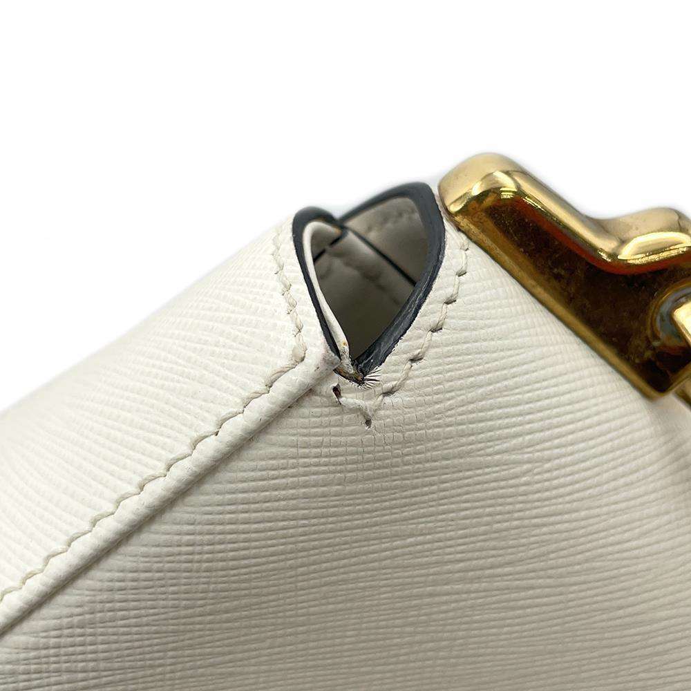 PRADA Sydney 2WAYBag White1BD219 Leather
