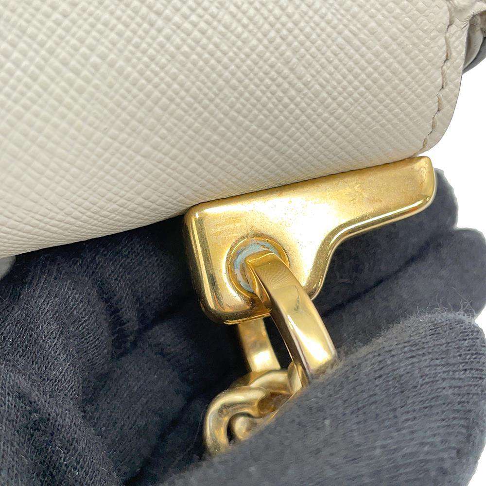 PRADA Sydney 2WAYBag White1BD219 Leather