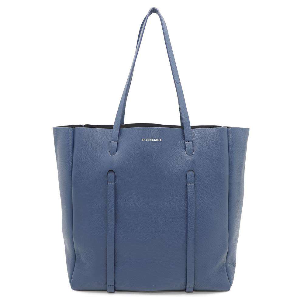BALENCIAGA Everyday Tote Blue475199 Leather Size S