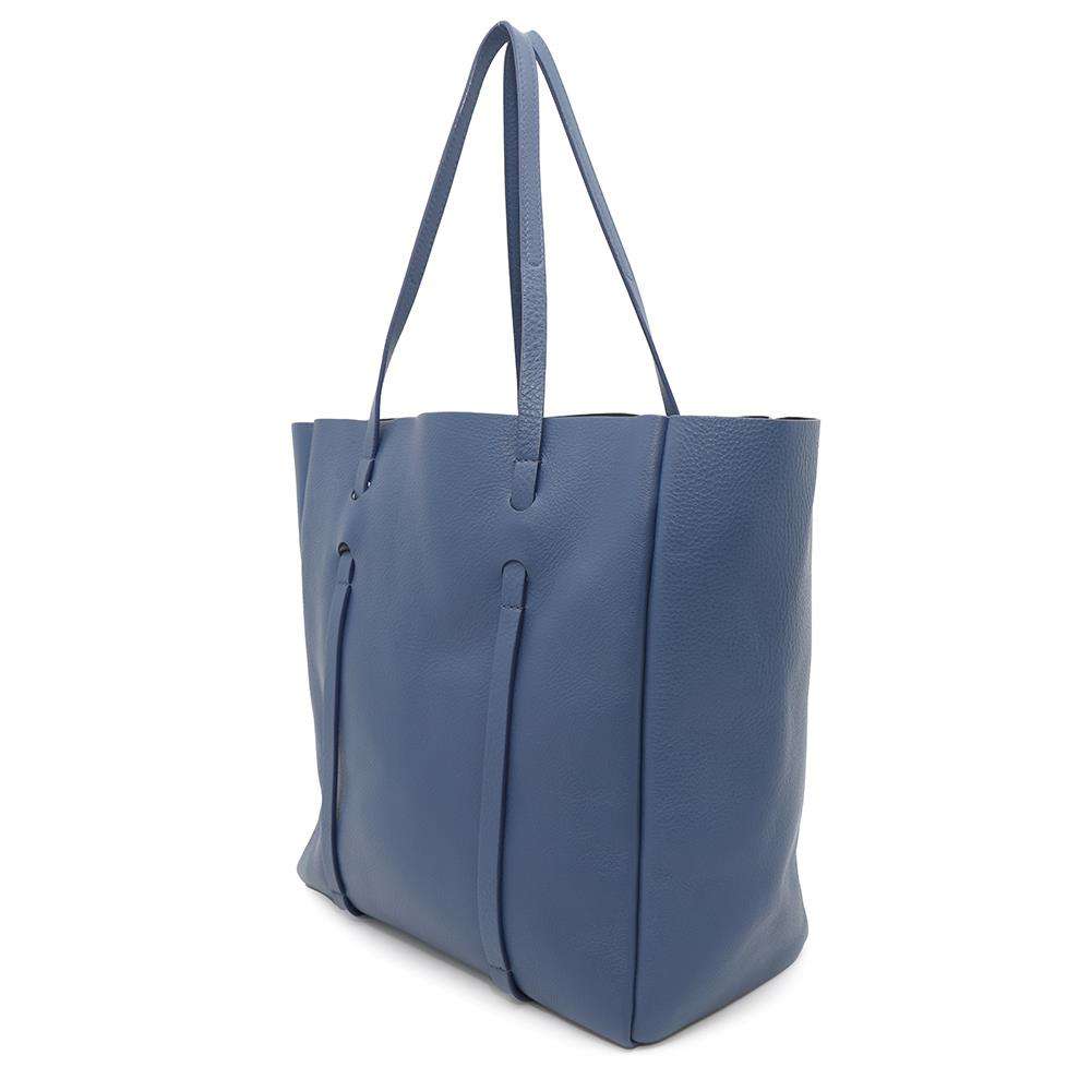 BALENCIAGA Everyday Tote Blue475199 Leather Size S