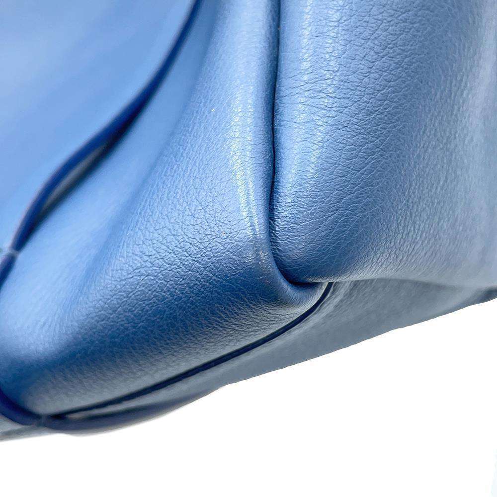 BALENCIAGA Everyday Tote Blue475199 Leather Size S