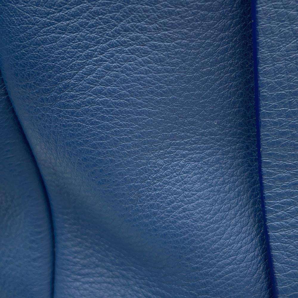 BALENCIAGA Everyday Tote Blue475199 Leather Size S