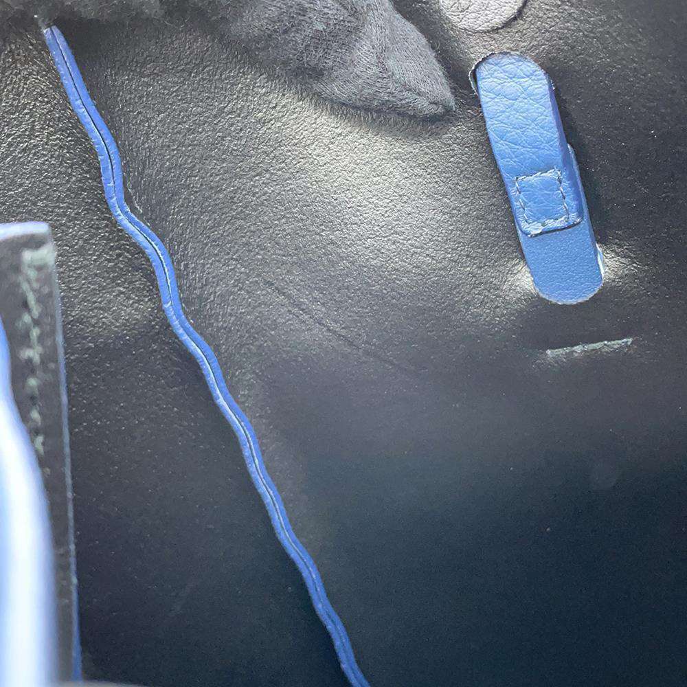 BALENCIAGA Everyday Tote Blue475199 Leather Size S