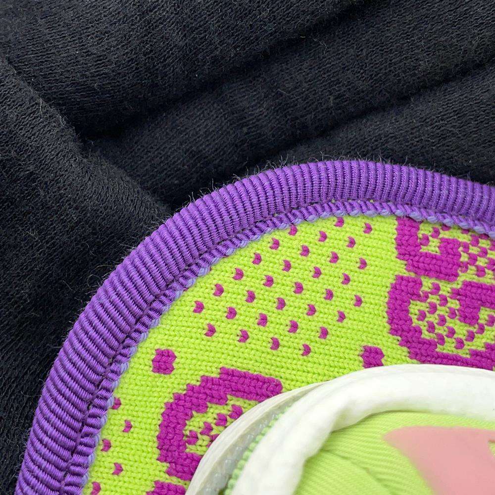 GUCCI GGNylon Belt Bag Green/Pink/Purple752102 Nylon Rubber