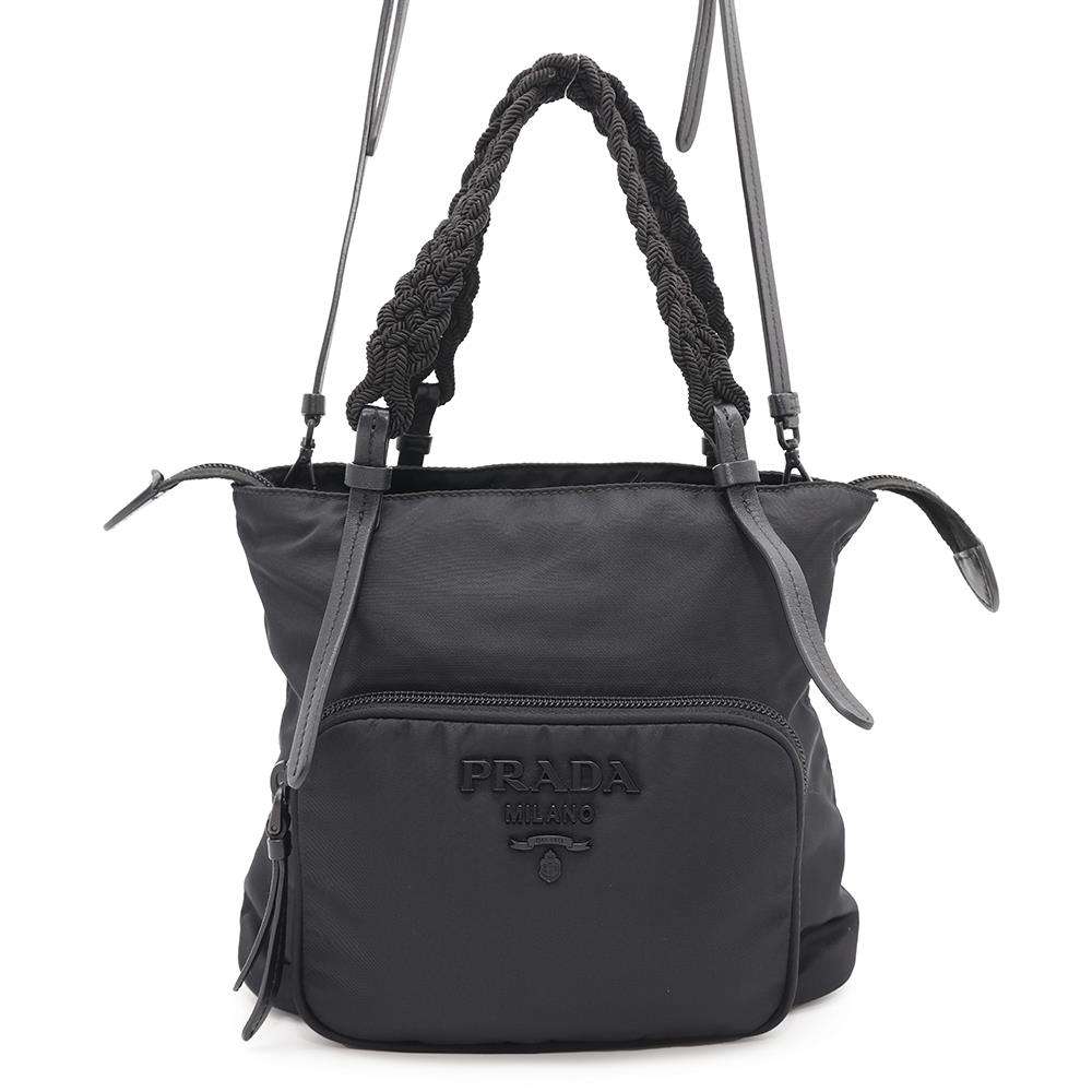 PRADA 2WAYShoulder Black1BA207 Nylon
